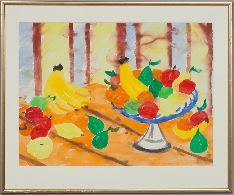 EERO VON BOEHM, akvarell, signerad.