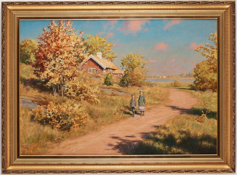 Johan Krouthén, Autumn landscape.