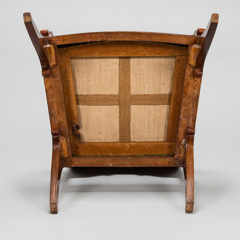 Nojatuoli, empire, n. 1820, Aleksanteri I:n aika (1801-1825), Venäjä.