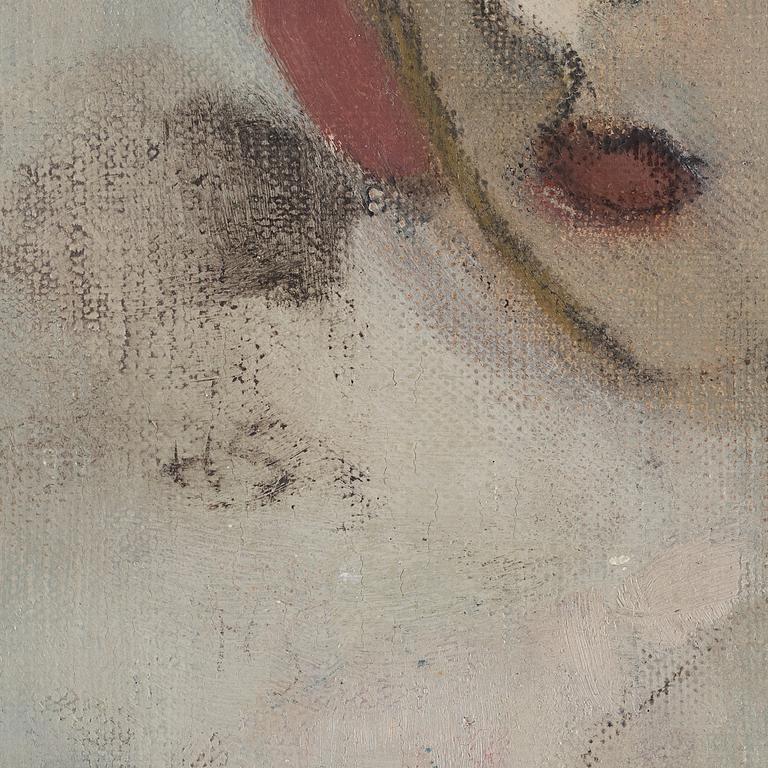 Helene Schjerfbeck, "Ung kvinna" (Young woman).