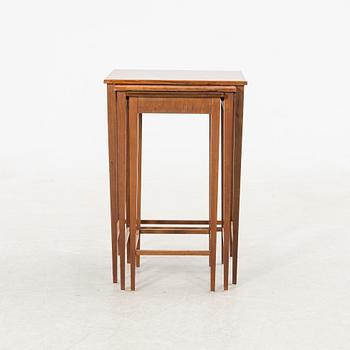 Game table, 3 parts, first half of the 20th century.