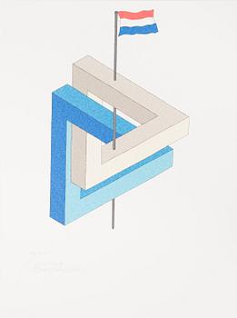 OSCAR REUTERSVÄRD, 15 litographs in folder, signed and numbered 26/190.