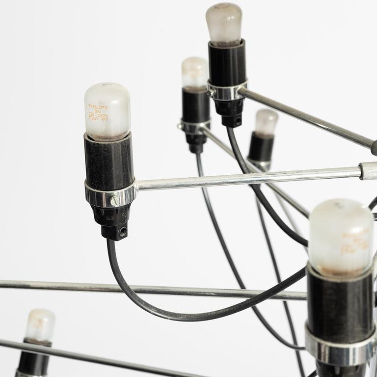 Gino Sarfatti, chandelier, model 2097/30, Flos, Italy.