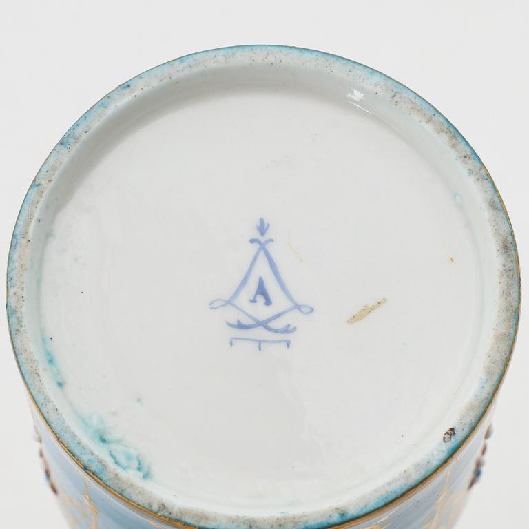 A 'Sèvres' porcleain cup with saucer, France, around 1900.