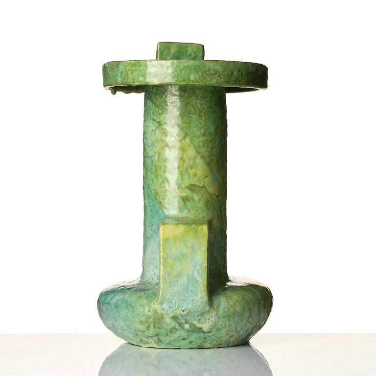 Allan Ebeling, a unique glazed ceramic vase, Torshälla, 1934.