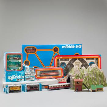 MÄRKLIN, modelljärnväg, 1900-taletsslut skala H0.