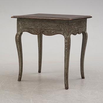 A french rococo-style table, 19th century.