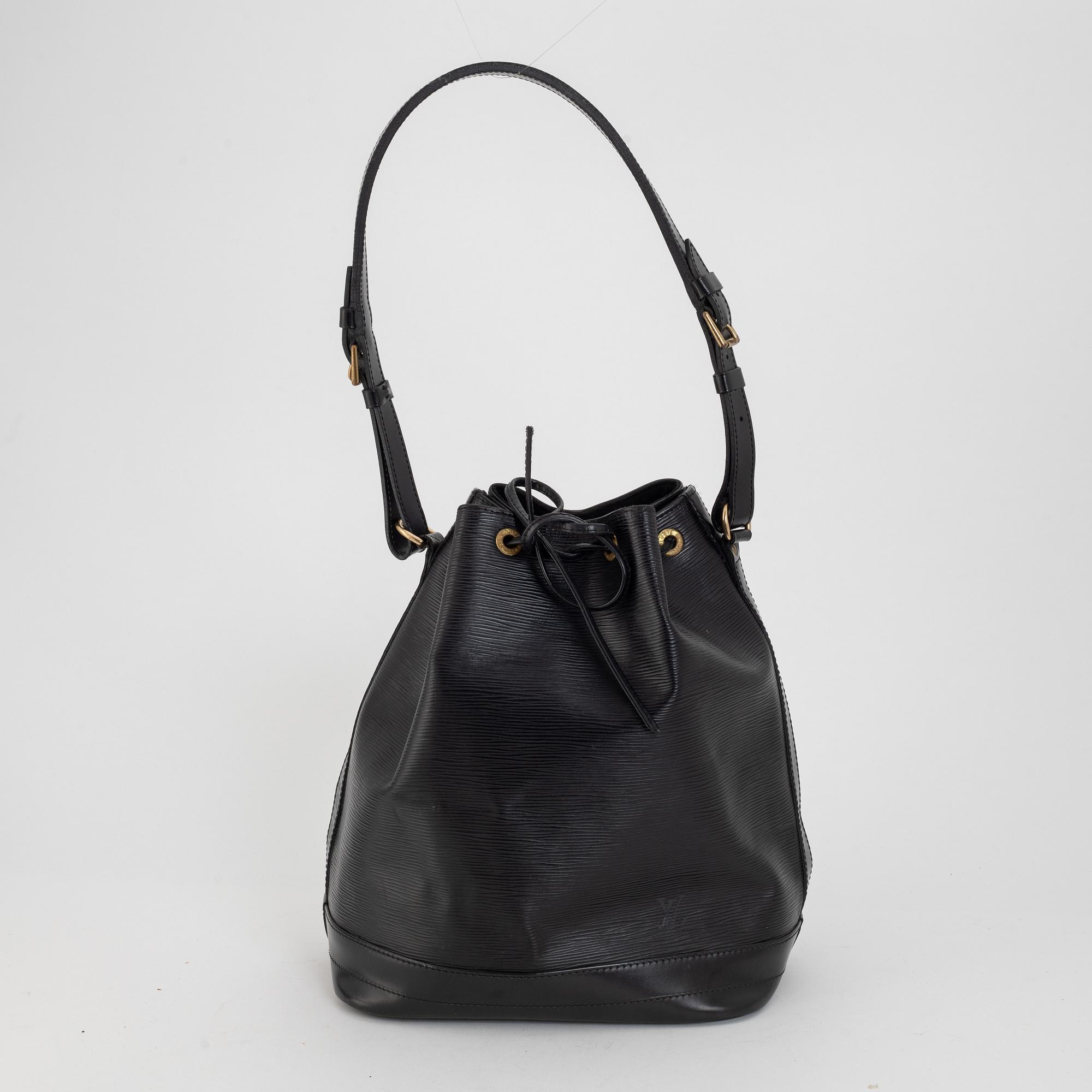 Louis Vuitton, a black Epi 'Noé' handbag, 1994.