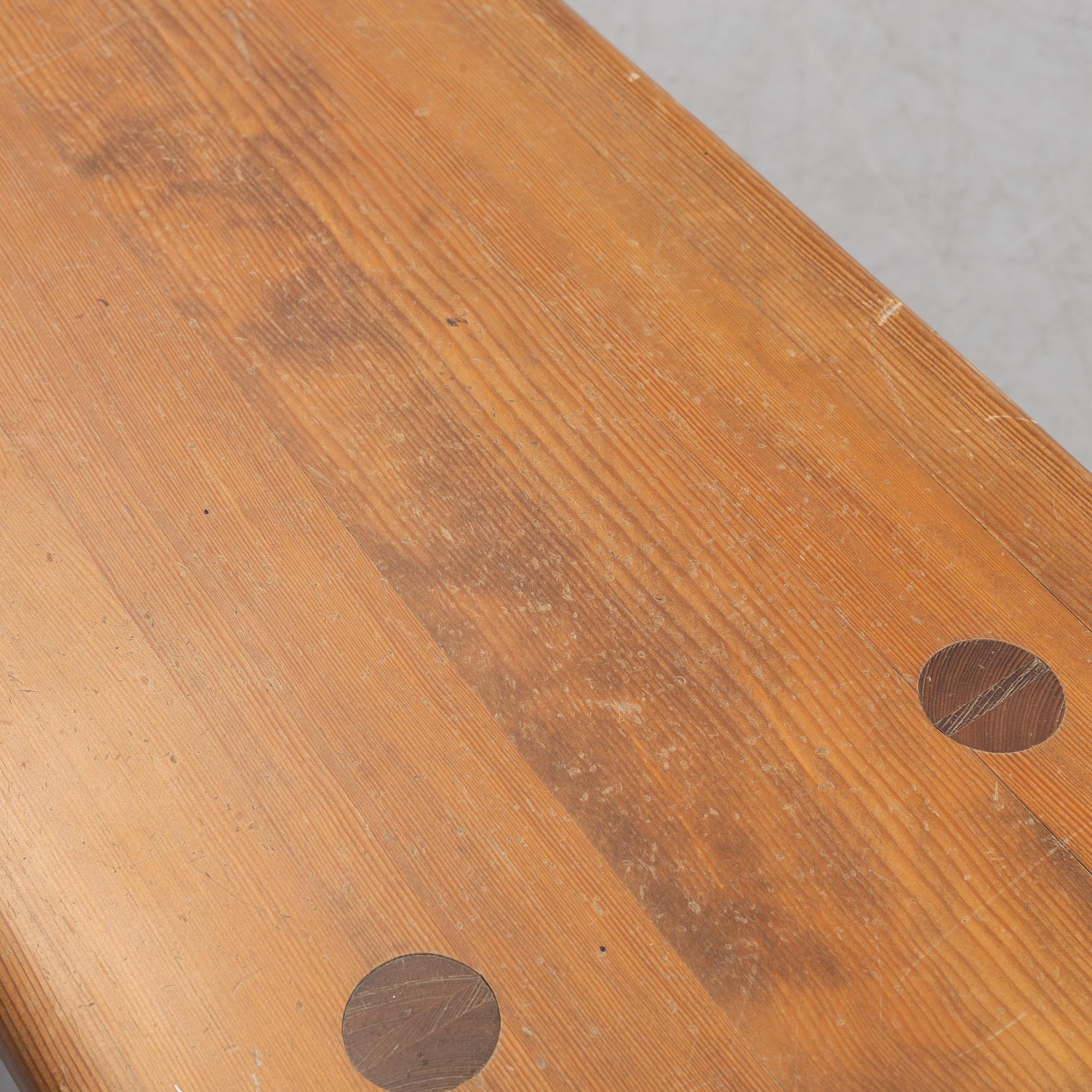 A 'Visingsö' bench by Carl Malmsten.