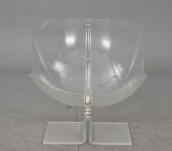 FÅTÖLJ, formgiven av Boris Tabakoff, Belgien, 1970-tal.