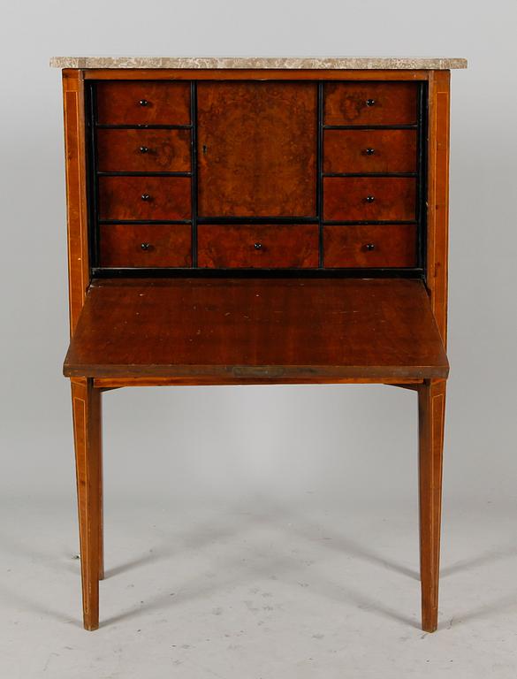 SEKRETÄR, sengustaviansk, 1800-talets början.