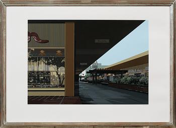 Richard Estes · RICHARD ESTES, färgserigrafi, signerad och numrerad 209/250.