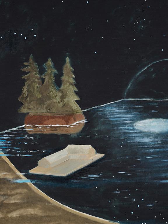 John Wipp, olja på duk, signerad och daterad -78.