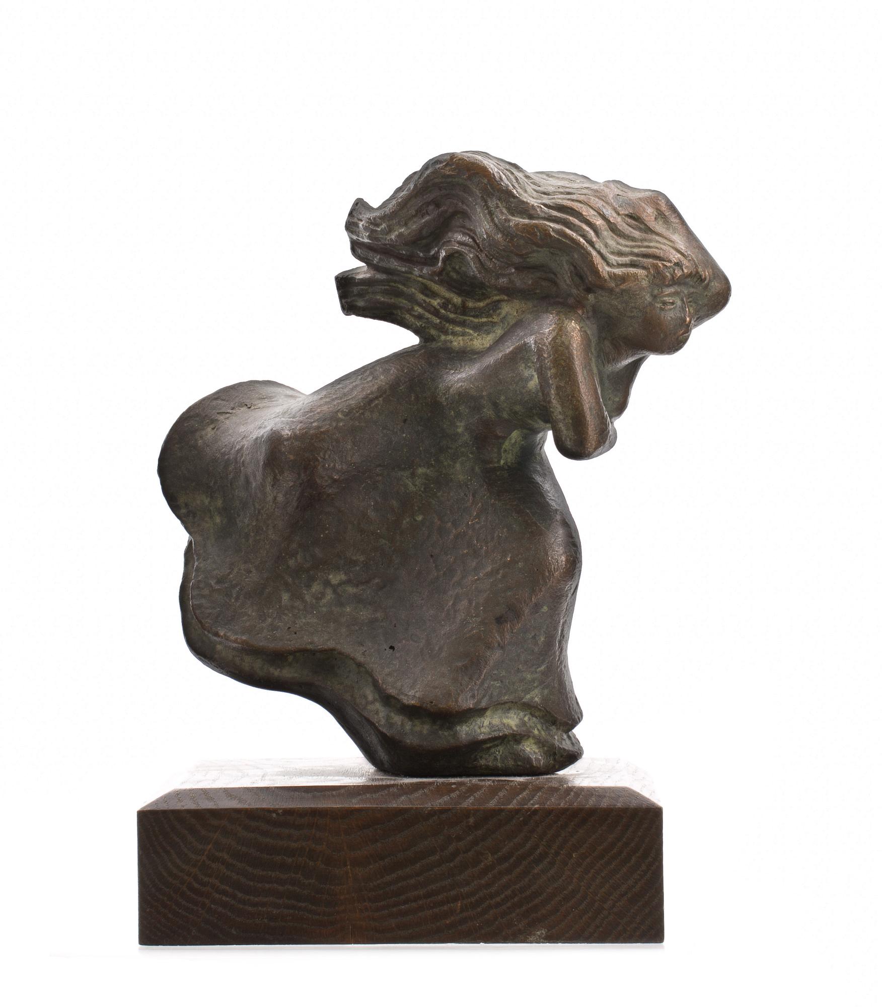 STIG BLOMBERG, skulptur, brons, signerad.