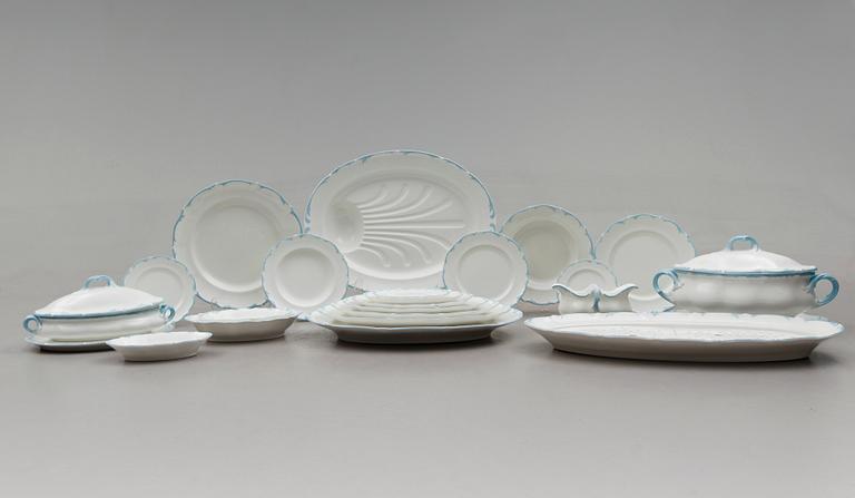 MATSERVIS, ca 252 delar, porslin, Rörstrand, omkring år 1900.