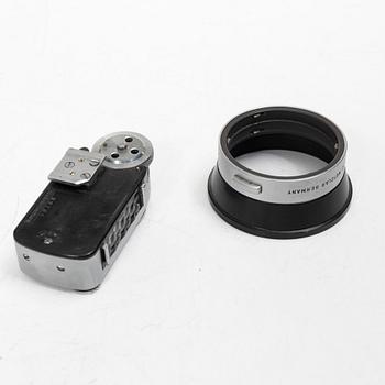 A Leica M3 camera with lens and accessories, Ernst Leitz, Wetzlar, Germany, 1960.