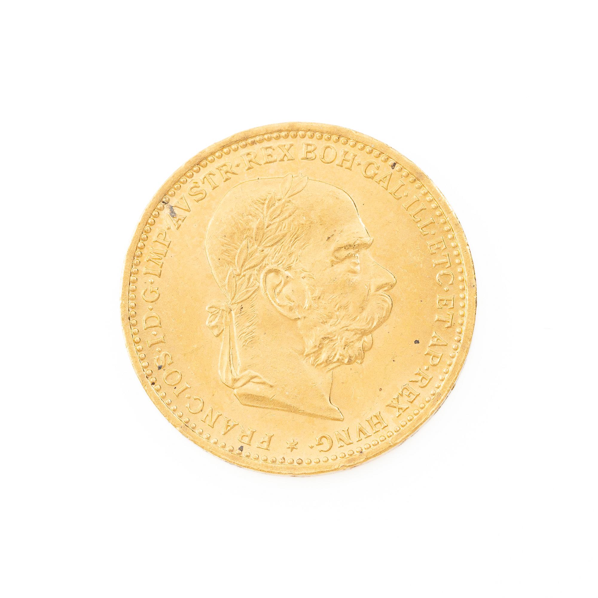 Gold coin, Austria-Hungary, 20 Corona, 1894.