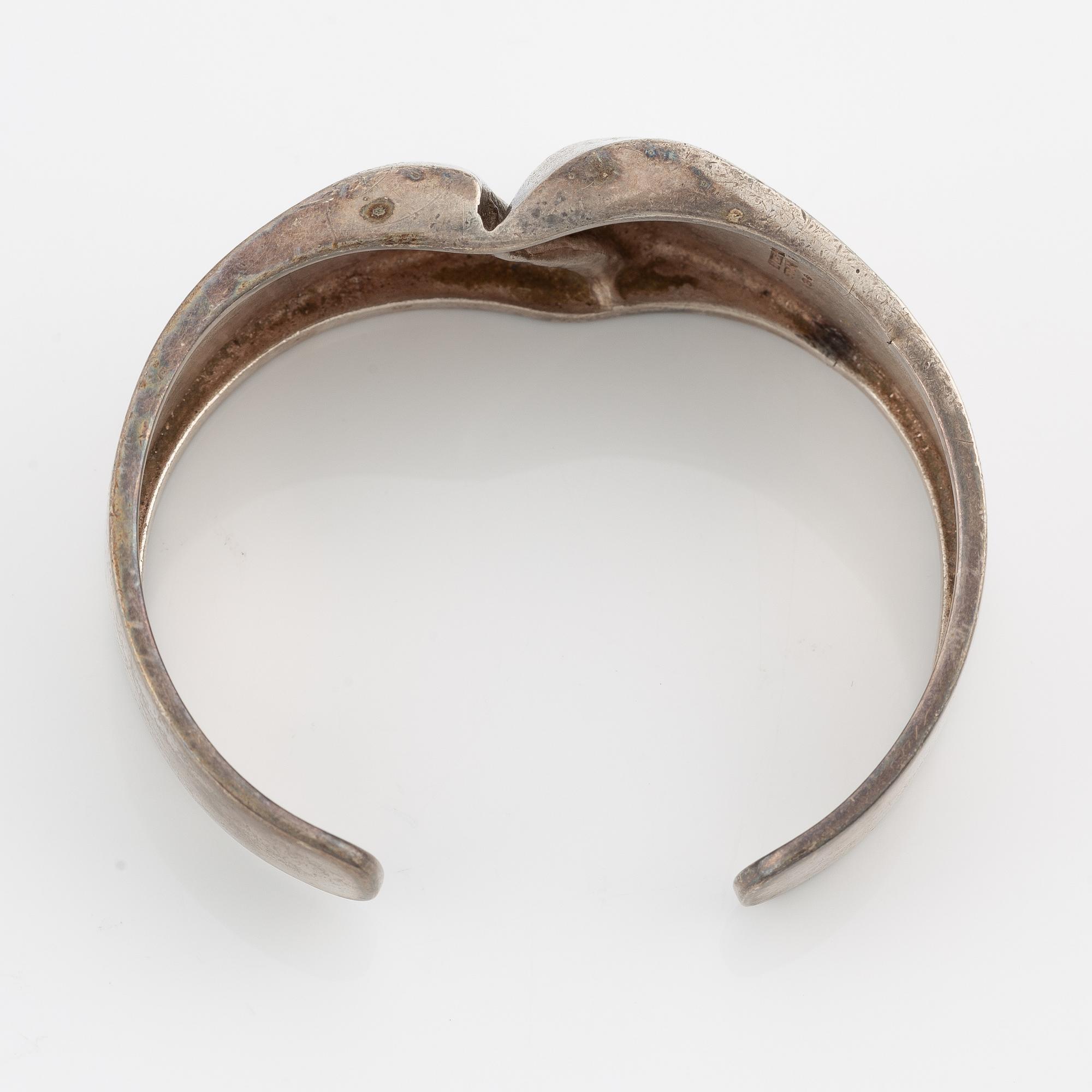 Björn Weckström, "Darina", bracelet, sterling silver. Lapponia 1971.