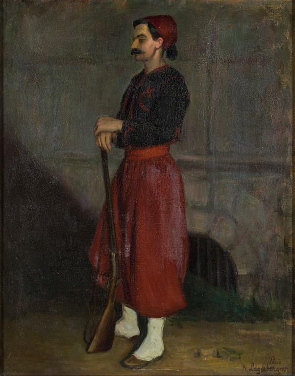 KARIN STACKELBERG - LAGERBERG, oil on canvas, signed and dated 1905.