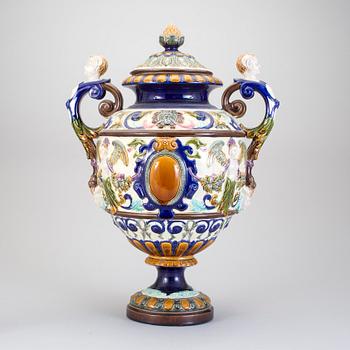 LOCKURNA, majolika, Rörstrand, 1800-talets slut.