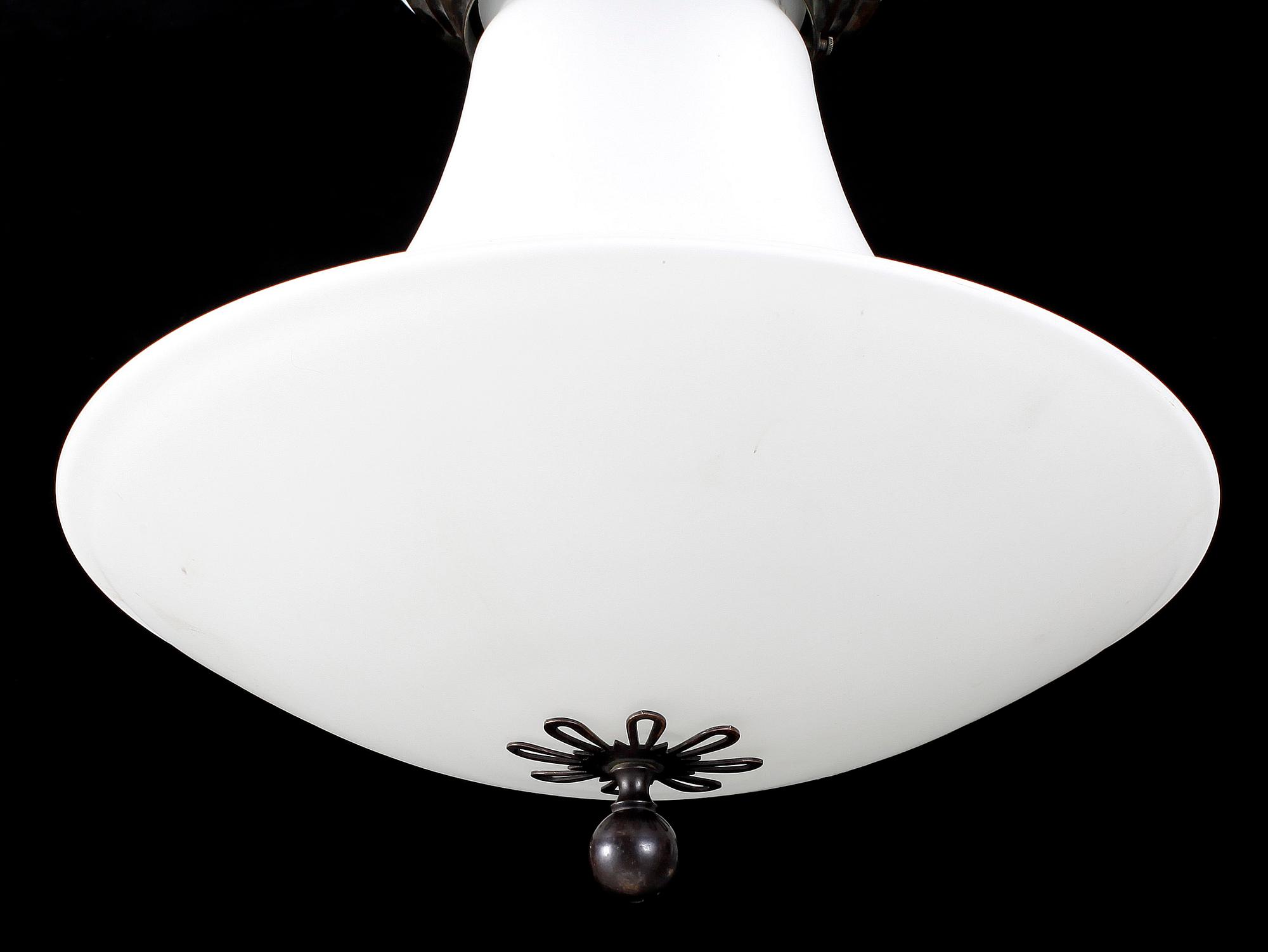 TAKLAMPA, glas, 1920-tal.