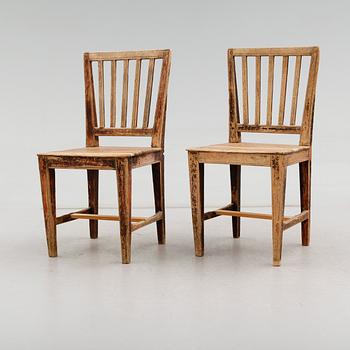 STOLAR, 1 par, allmoge, 1800-talets början.