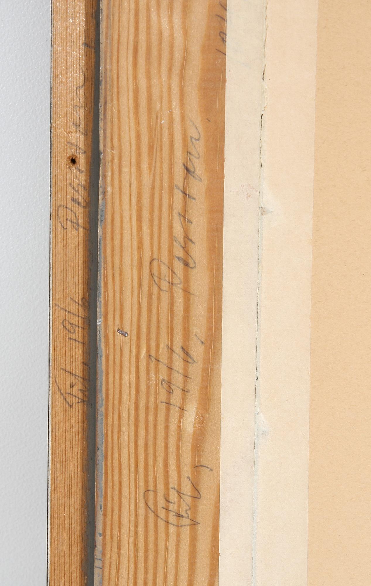 OKÄND KONSTNÄR, akvarell, etikettsignerad o dat 1899 à tergo.