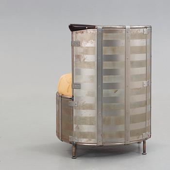 Mats Theselius, an 'Älgskinnsfåtöljen' easy chair by Källemo, Sweden, post 1991.
