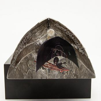 Bertil Vallien, a glass sculpture from Kosta Boda.