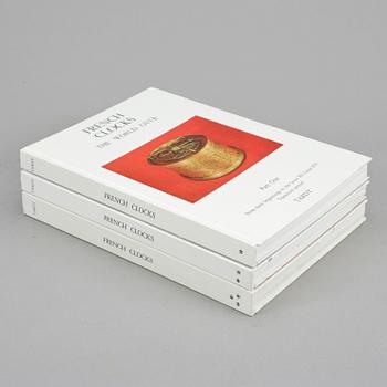 BÖCKER, 3 stycken, "French clocks part 1-3", Tardy, Paris 1982.
