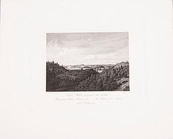 GRAVYYREJÄ, noin 25 kpl, teräspiirroksia, "En resa i Finland" A. Weger, 1870-luku.