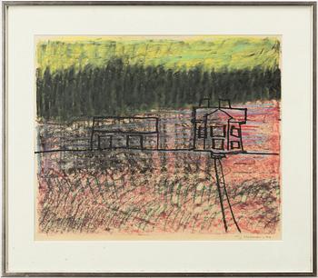 Stig (Slas) Claesson, Composition with Buildings.