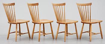 STOLAR, 4 st, "Lilla Åland" Carl Malmsten, 1940-tal.