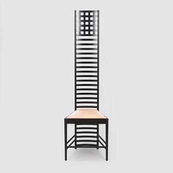 Charles Rennie Mackintosh, a 'Hill house 1' chair for Cassina, designed in 1902.