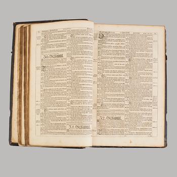 KARL XII:s BIBEL, "Biblia, thet är all then heliga skrift på swensko....", Stockholm 1703.