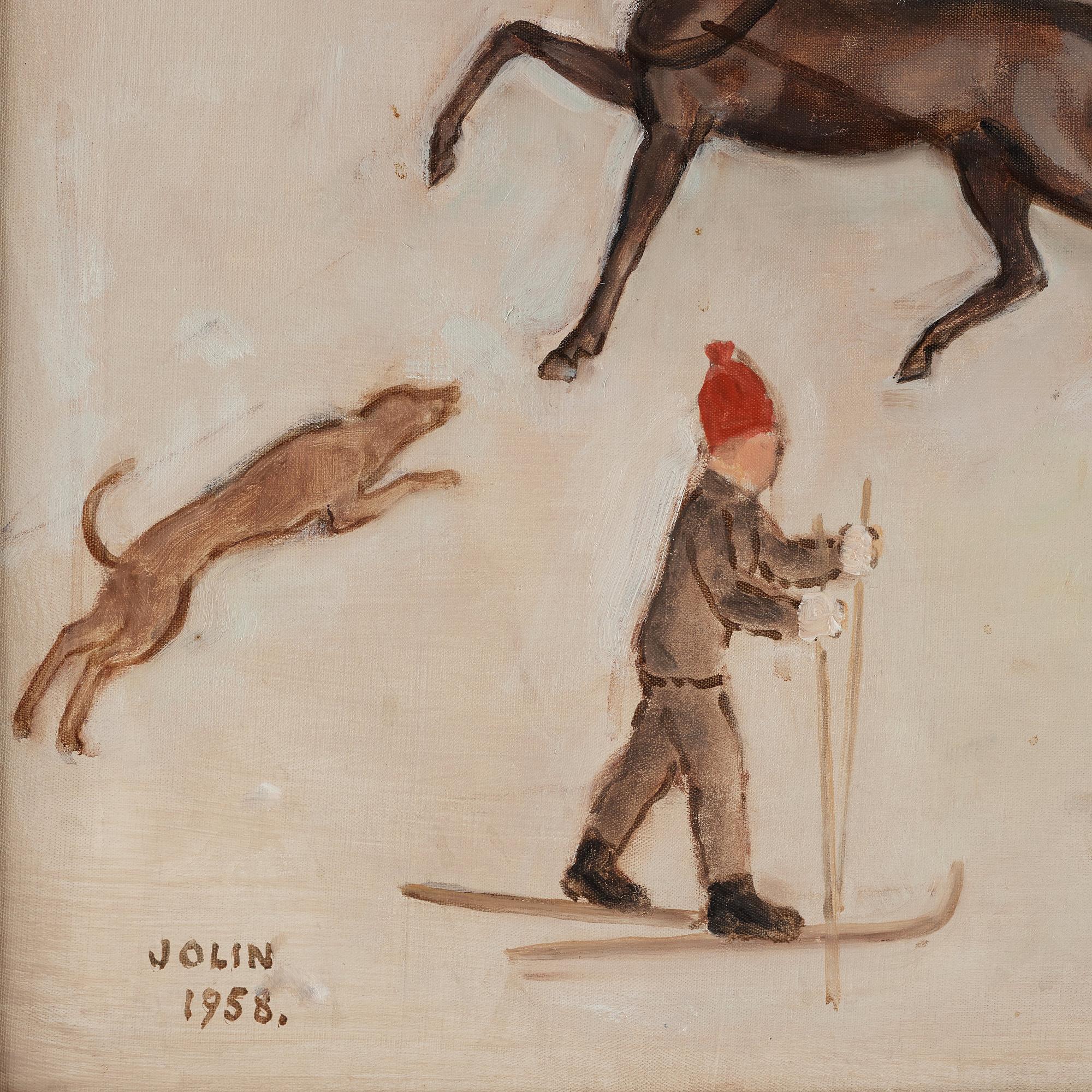 Einar Jolin, Slädfärd.