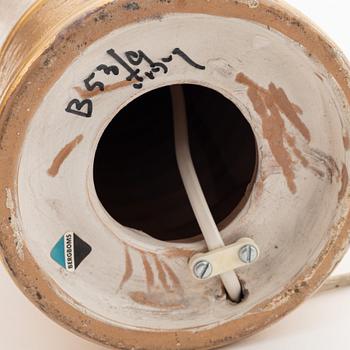 Bordslampor, ett par, Bitossi för Bergboms, 1970-tal.