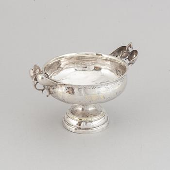 A swedish silver brandy bowl, mark of Lars Löfgren, Hudiksvall (1797-1853).