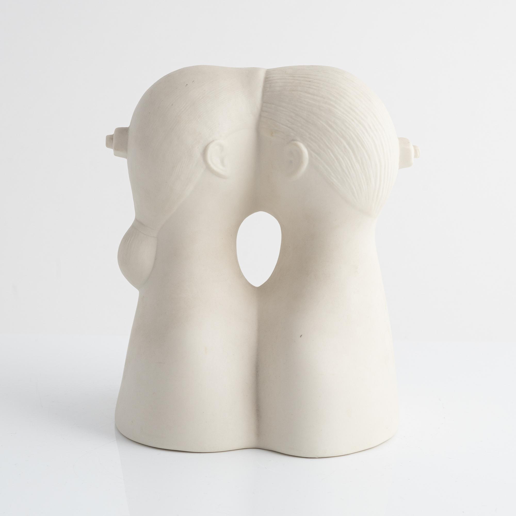 Stig Lindberg, a figurine, 'De tu' from the series 'Figurin', Gustavsberg.