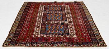 Rug, Caucasian, Ganja, antique, approx. 167 x 114 cm.