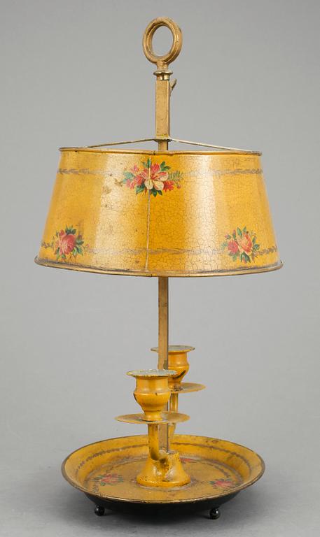 LÄSLAMPA, plåt, empirestil, 1900-tal.