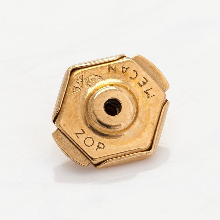 Cartier,  brosch, nyckelpiga, 18K guld och emalj.