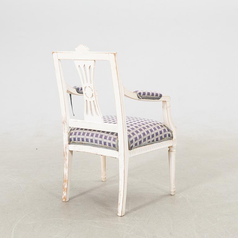 Karmstol Sengustaviansk stil 1900-talets första hälft.