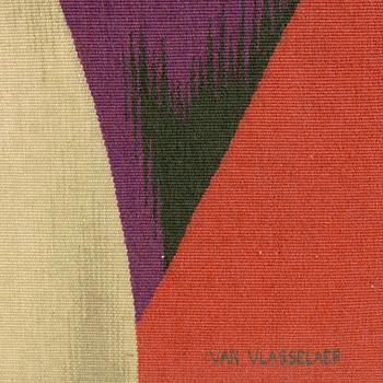 Julien van Vlasselaer, textil, signerad G. de Wit van Vlasselaer.