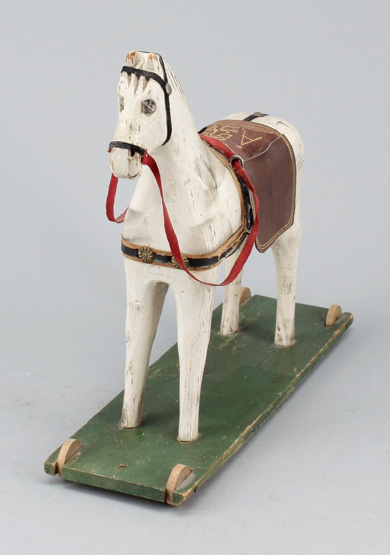 LEKSAKSHÄST, trä, 1900-talets första hälft.
