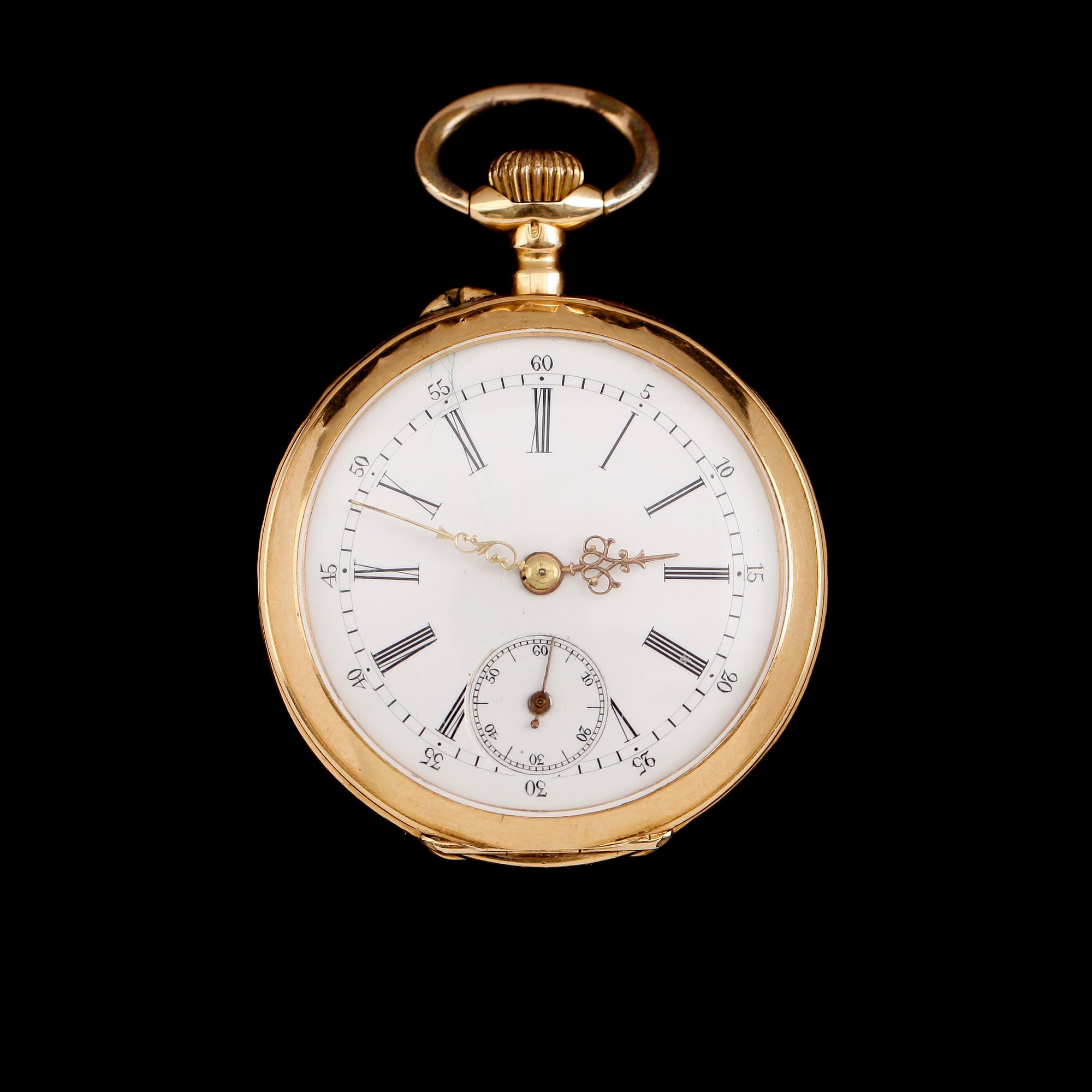 FICKUR, 18 k guld, 1900-talets första hälft.