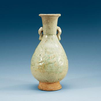 1420. A celadon glazed vase, Yuan dynasty (1271-1368).