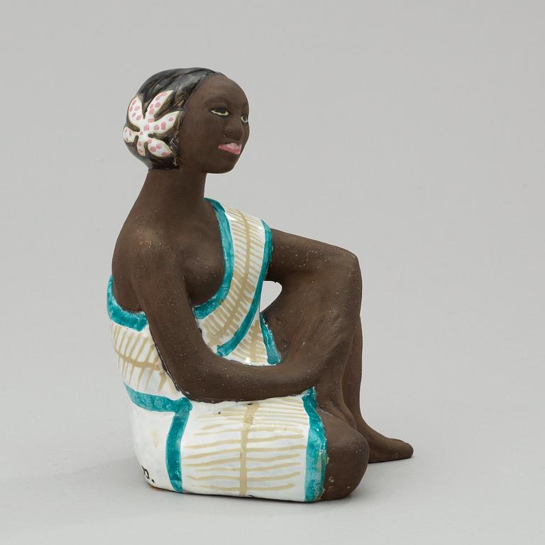 MARI SIMMULSON, figuriner, 2 st, Upsala-Ekeby 1950-60-tal. modell "Sirikit", 4547 och 4355.
