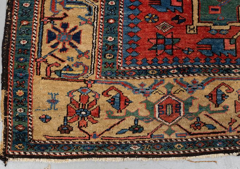 A rug, semi-antique Karadja, ca 216 x 140-144 cm.