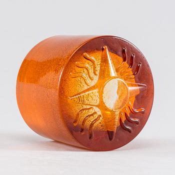 BREVPRESS, glas, Ettore Sottsass, Artenoma 2003, signerad.